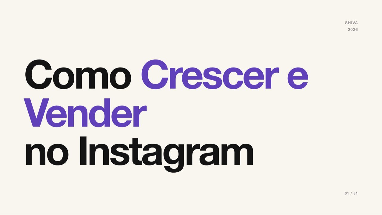 Como Crescer e Vender no Instagram